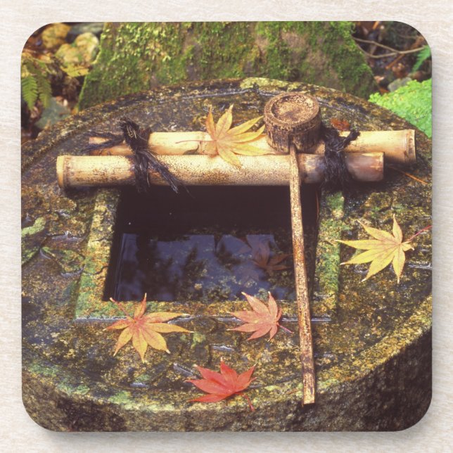 Porta-copo Primavera para a Cerimônia de Chá, Templo de Ryanj (Frente)