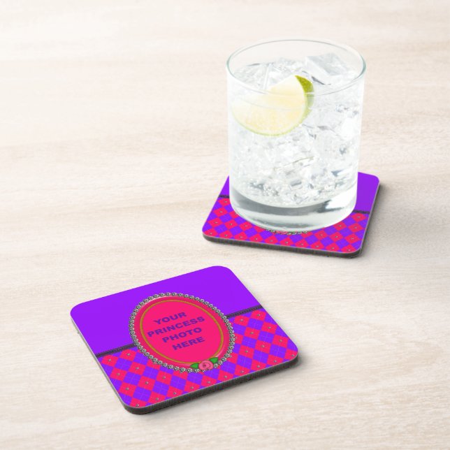 Porta-copo Princesa Argyle Drink Coasters (Lado Direito)