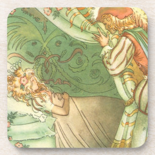Porta-copo Princesa da Bela Adormecida, Conto de Fadas Vintag