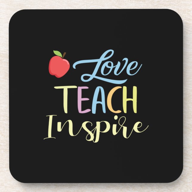 Porta-copo Professor de presentes | Inspire de Ensino de Amor (Frente)