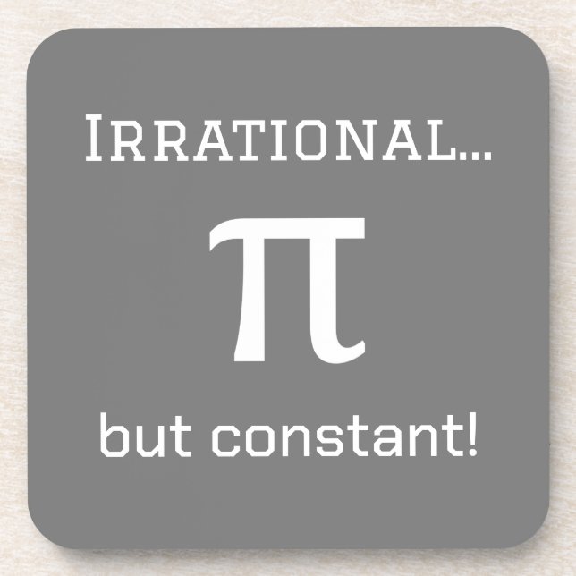 Porta-copo Professor Personalizado De Pi - Símbolo Math Lover (Frente)