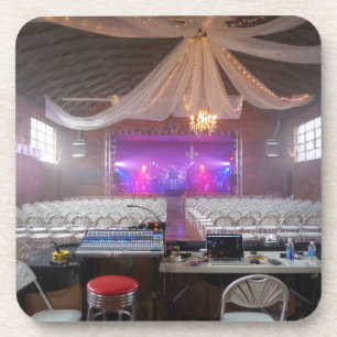 Porta-copo Pronto para um concerto
