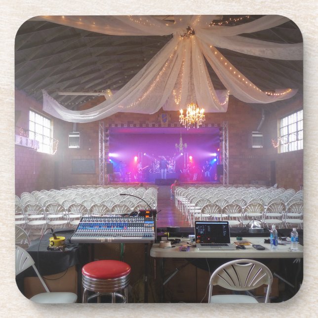 Porta-copo Pronto para um concerto (Frente)