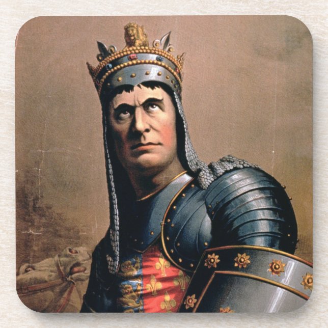 Porta-copo Propaganda para 'John McCullough como Richard III (Frente)