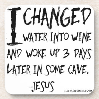 Porta-copo Provérbios ateus irreverentes e divertidos