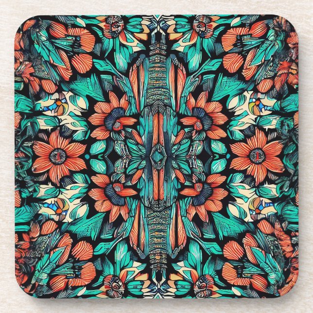 Porta-copo Psicodélico Havaiano (Frente)