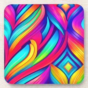 Porta-copo Psicodélico Rainbow Vortex