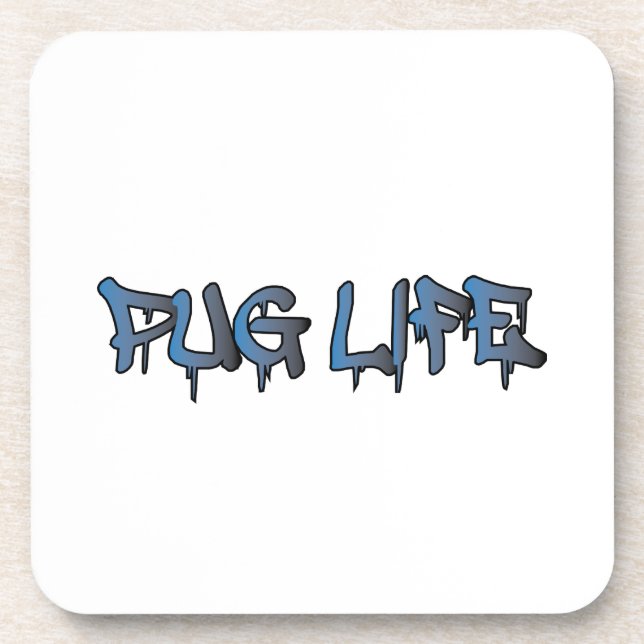 Porta-copo Pug Life (Frente)