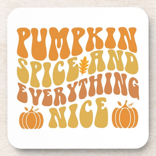 Porta-copo Pumpkin Spice E Tudo Bem (Frente)