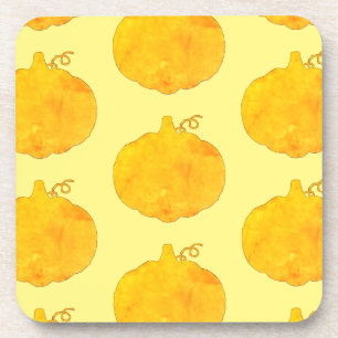 Porta-copo Pumpkin Watercolor Patterno Painting