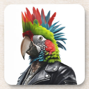Porta-copo Punk Parrot