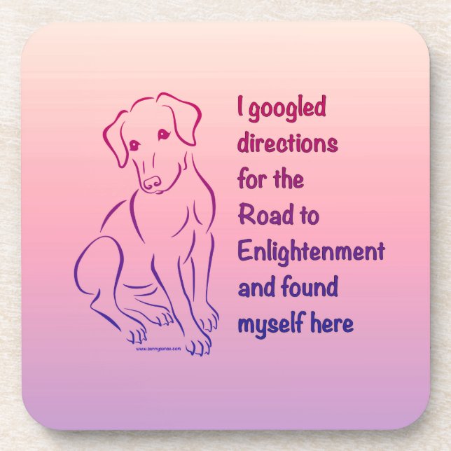 Porta-copo Puppy Road to Enlight (Frente)