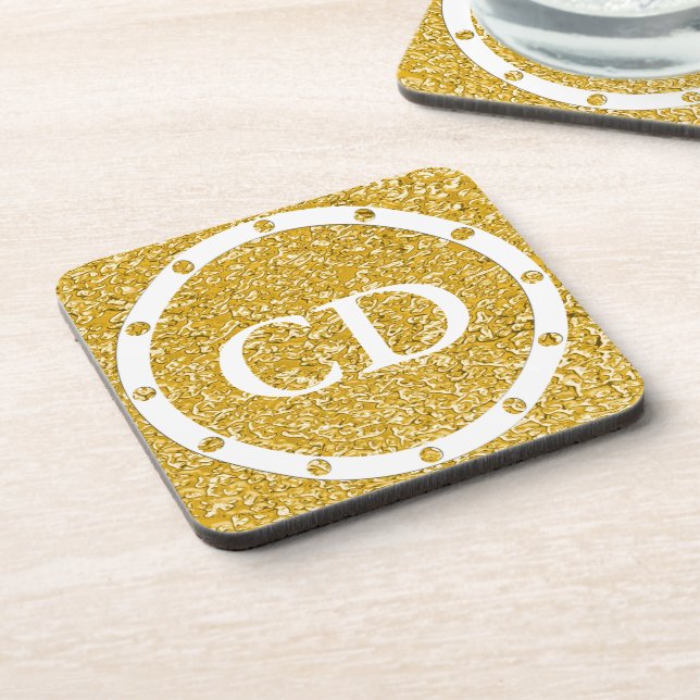 Porta-copo PURE DOURADO Patterno + imagem (Left Side)