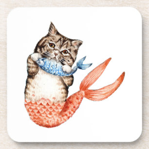 Porta-copo Purmaid Cat Mermaid