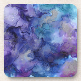 Porta-copo Púrpura aquarela