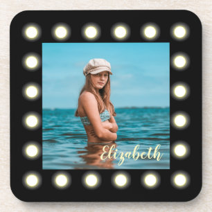 Porta-copo Quadro de Fotografias preto exclusivo no Na moda m