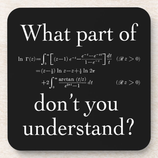 Porta-copo Que parte de... Branco no escuro (Frente)