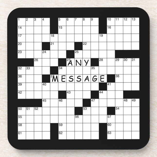 Porta-copo Quebra-cabeça de Espadas (Frente)