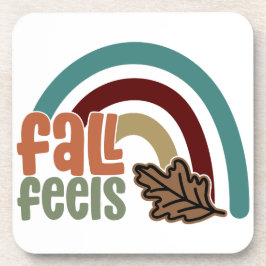 Porta-copo QUEDA SENTE-SE arco-íris de outono