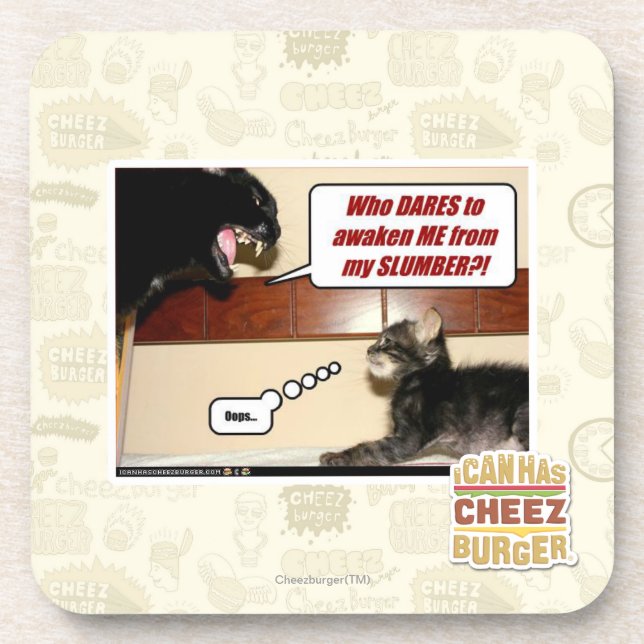 Porta-copo Quem ousa me desperta? (Frente)