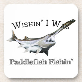 Porta-copo Queria Que Eu Fosse Paddlefish Fishin