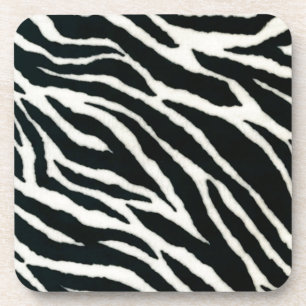 Porta-copo RAB Rockabilly Estampa de Zebra Preto & Branco