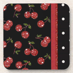 Porta-copo RAB Rockabilly Muito Cherry Black