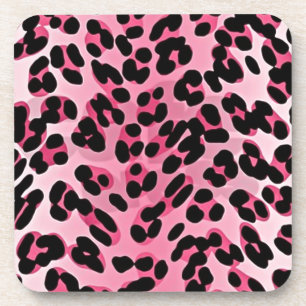 Porta-copo RAB Rockabilly Pink Cheetah Impressão