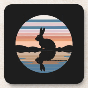 Porta-copo Rabbit Retro Sunset