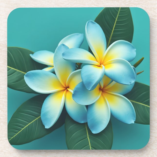 Porta-copo Radiant Plumeria Blooms (Frente)