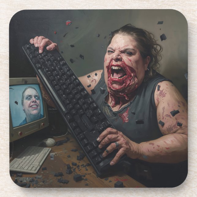 Porta-copo Rage Error: System Failure - Ctrl Alt Delirium (Frente)