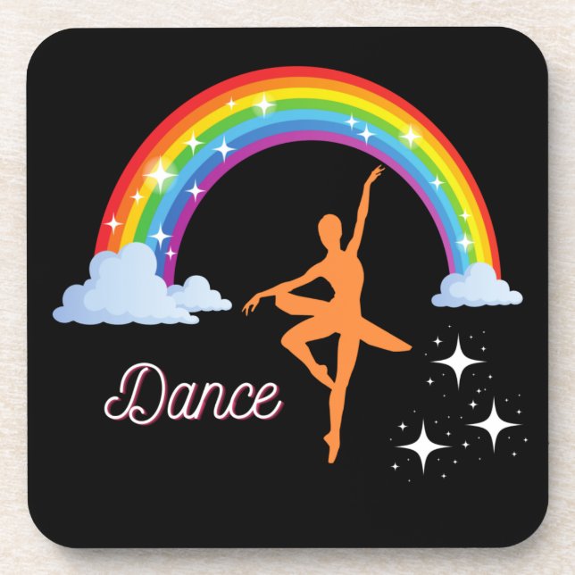 Porta-copo Rainbow Ballerina Dance (Frente)