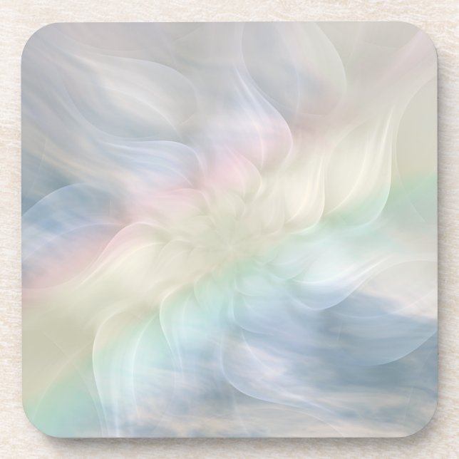 Porta-copo Rainbow Flower Mandala (Frente)