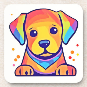 Porta-copo Rainbow Puppy Love