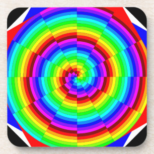 Porta-copo Rainbow Spiral por Kenneth Yoncich