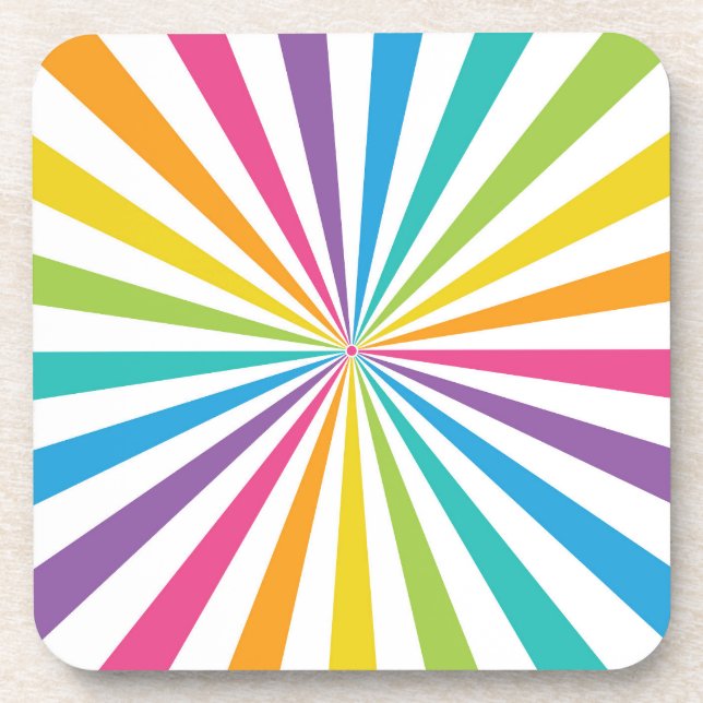 Porta-copo Rainbow Sunburst (Frente)