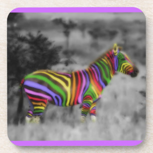 Porta-copo Rainbow Zebra