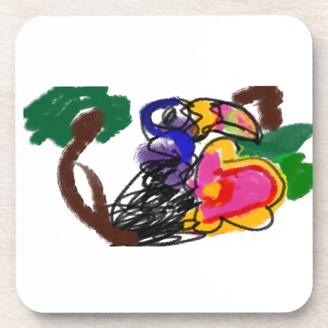 Porta-copo RainForest Toucan A JOY (Frente)