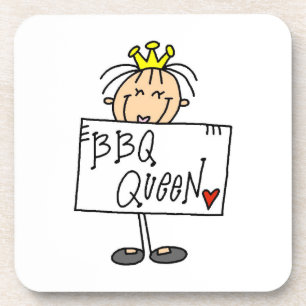 Porta-copo Rainha do CHURRASCO Stick Figure