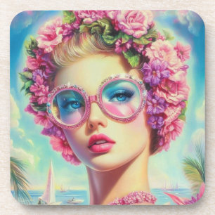 Porta-copo Rainha Tropical Glamor