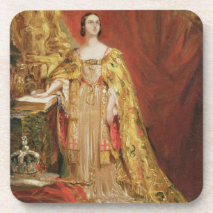 Porta-copo Rainha Victoria (1819-1901) que toma a coroação 