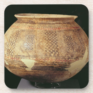 Porta-copo Ranja com a decoração geométrica no estilo de