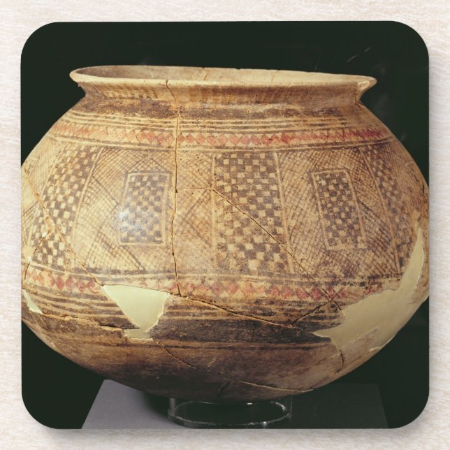 Porta-copo Ranja com a decoração geométrica no estilo de (Frente)