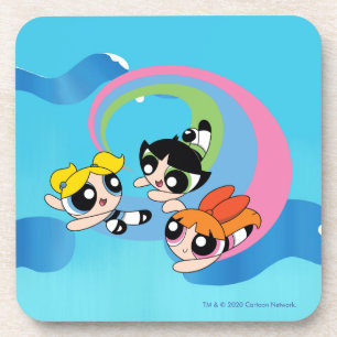 Porta-copo Raparigas Powerpuff Voam Através Do Céu