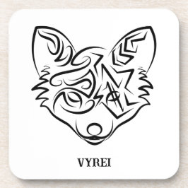 Porta-copo Raposa Tribal Negra