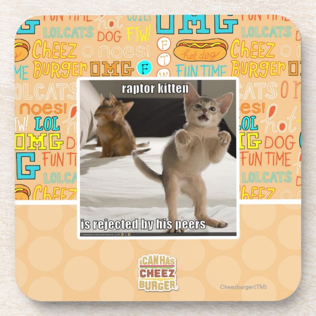Porta-copo Raptor Kitten (Frente)