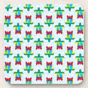 Porta-copo Rasta Island Colors Tribal Turtle Floral