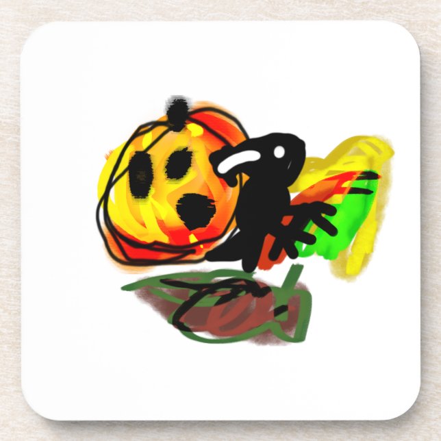 Porta-copo Raven Halloween (Frente)