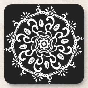 Porta-copo Raven Mandala