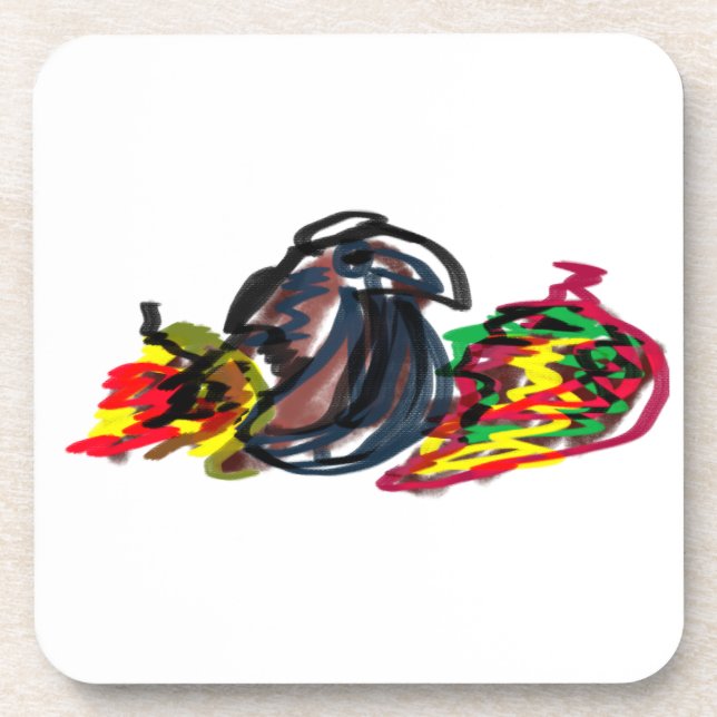 Porta-copo Raven relaxe outono (Frente)